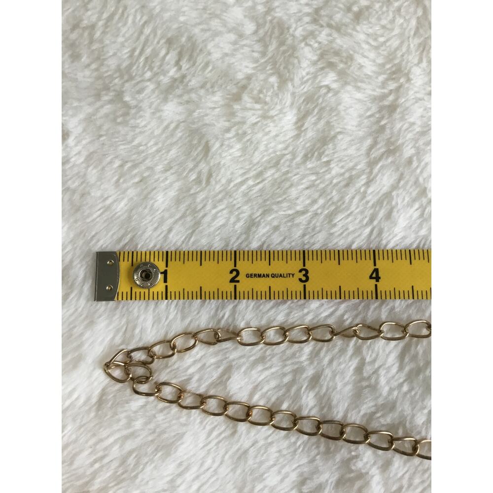 Gray Faux Snake Leather Metal Rings Gold Chain Crossbody Bag - Picture 13 of 14